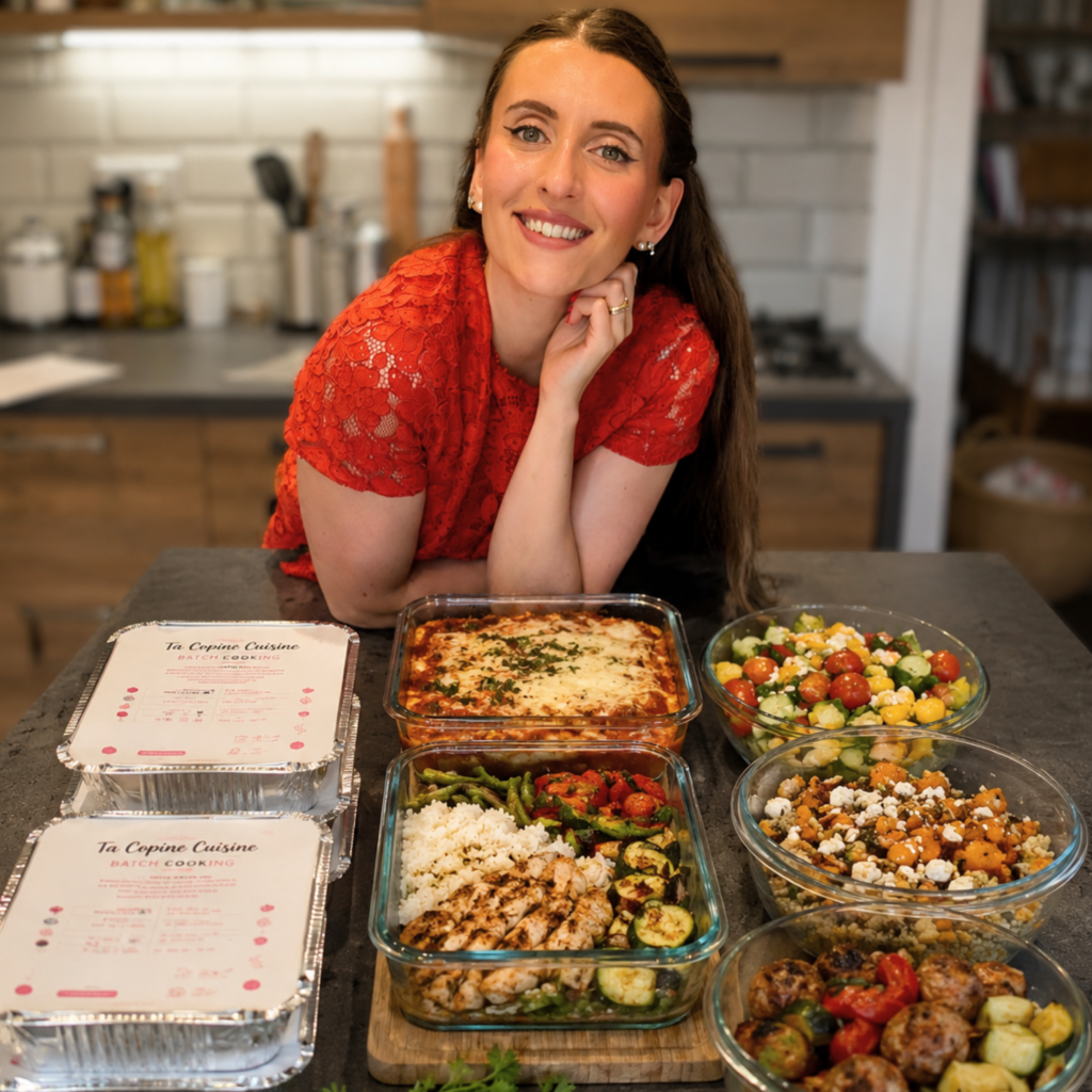 Batch cooking post-partum à domicile avec Ta Copine Cuisine dans le Haut-Rhin